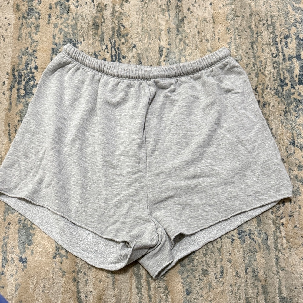 Gray Casual Shorts